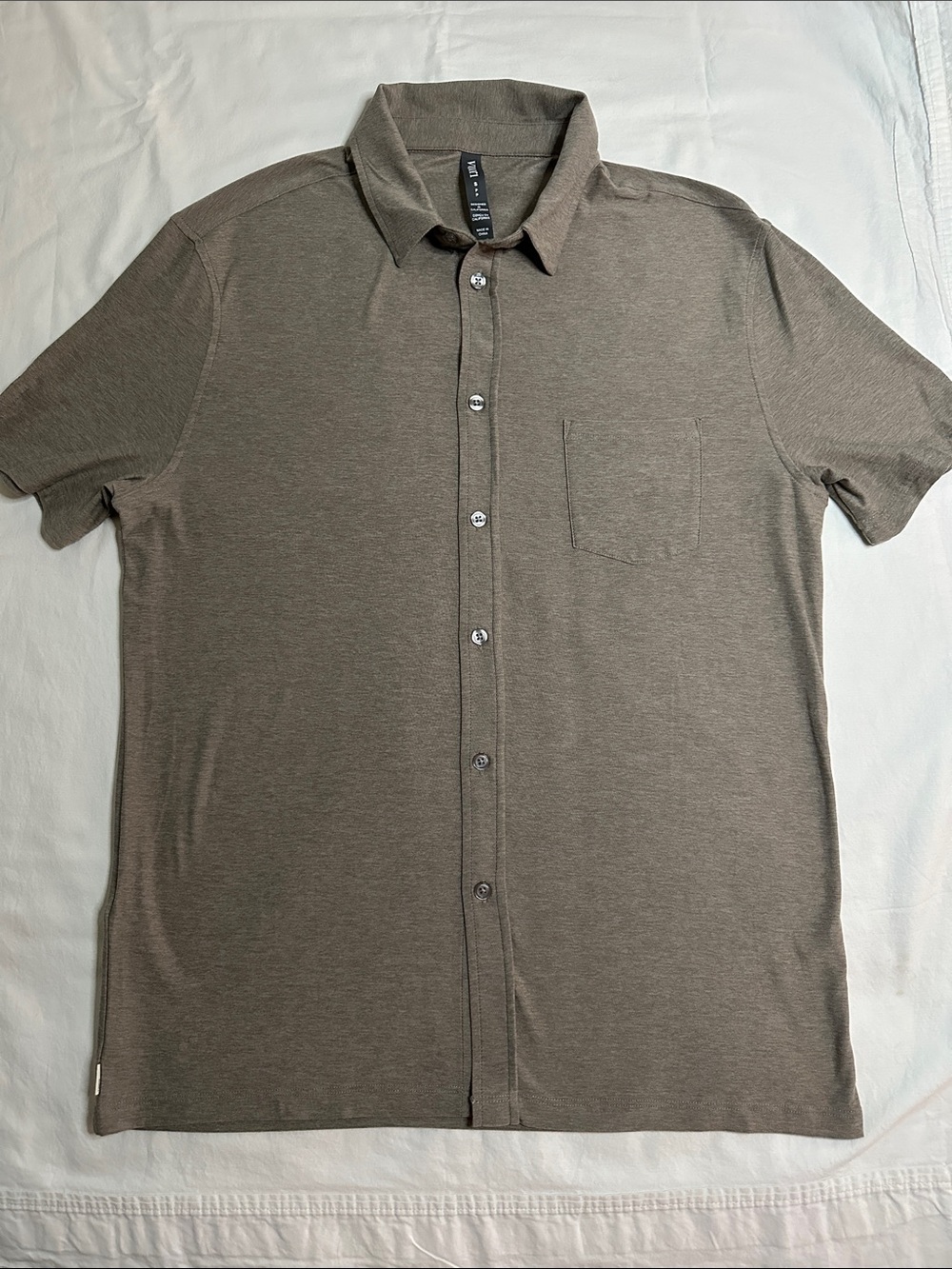 Vuori Bridge Short Sleeve Button Down Size S